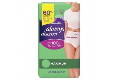 Always Discreet Maximum Underwear