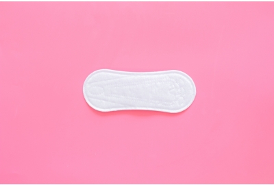 pad on pink background