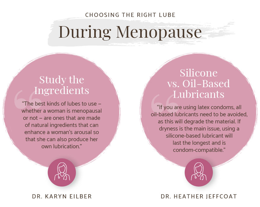 choosing the right lube during menopause