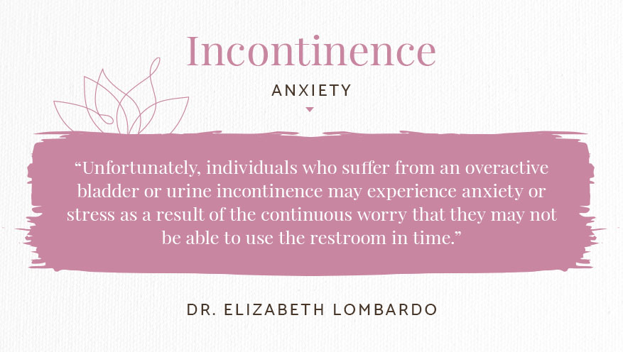 incontinence overactive bladder anxiety