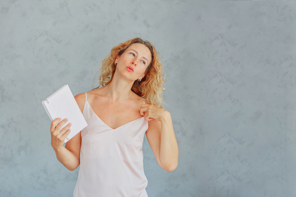 woman having hot flash