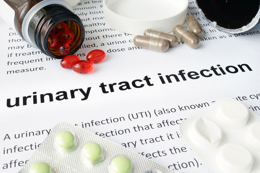 urinary tract infection paperwork medication