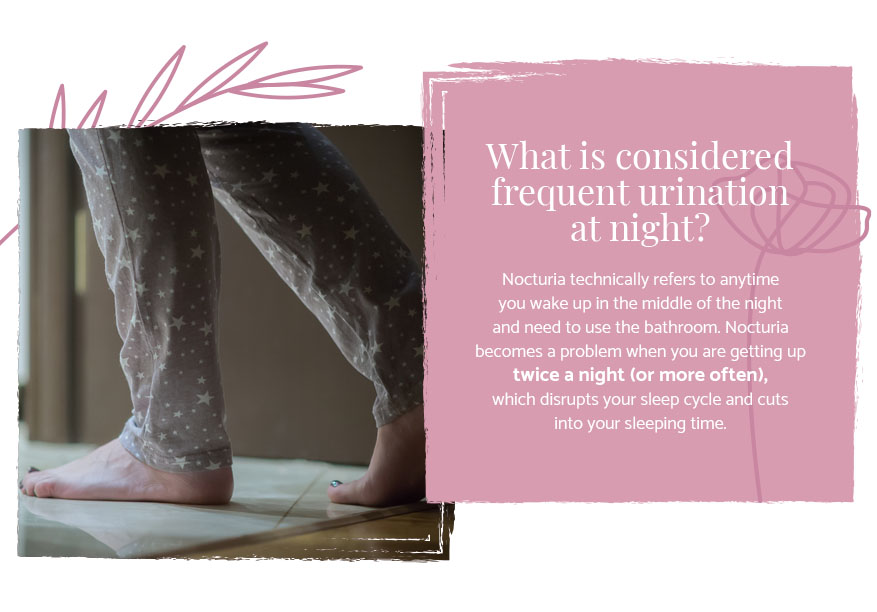 what is considered frequent urination at night