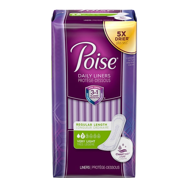 Incontinence Liners Always Discreet, Poise, TENA Sofia & Grace