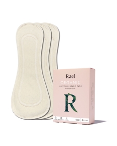 Rael Organic Cotton Reusable Pads, Overnight