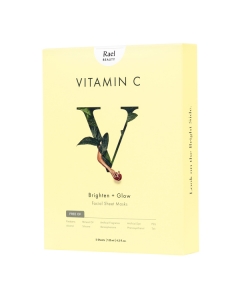 Rael Beauty Vitamin C Facial Sheet Masks