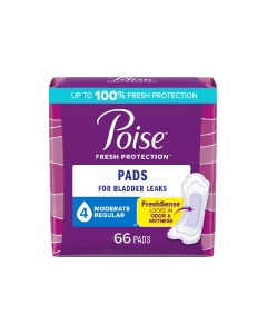 Poise Pads Regular Length Moderate Absorbency