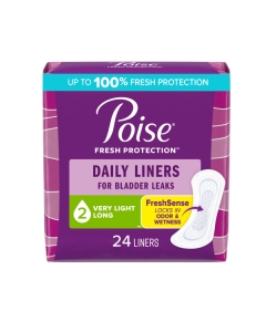 Poise Daily Liners Long Length Very Light Number 2