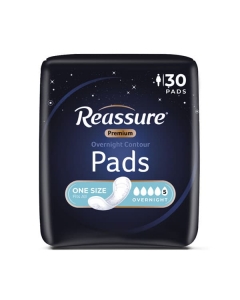 Reassure Premium Contour Overnight Pads